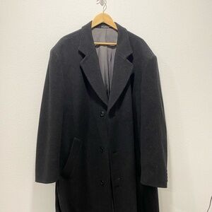 Andrew Fezza Men's Italian Cashmere Blend Overcoat Full Length - 48R